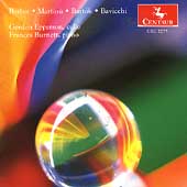 Barber, Martinu, Bavicchi: Sonatas;  Bartok: First Rhapsody
