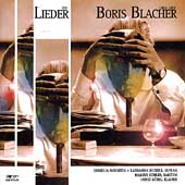 Blacher: Lieder / Wosnitze, Richter, Kohler, Gobel, et al