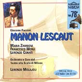 The 78s - Puccini: Manon Lescaut / Molajoli, Zamboni, et al