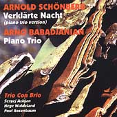Schoenberg: Verklaerte Nacht;  Babadjanian / Trio Con Brio