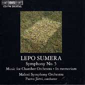 Sumera: Symphony no 5, etc / Paavo Jaervi, Malmoe SO