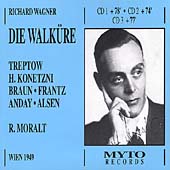 Wagner: Die Walkuere / Moralt, Treptow, Konetzni, et al
