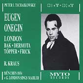 Tchaikovsky: Eugene Onegin / Kraus, London, Dermota, et al