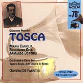 The 78s - Puccini: Tosca / de Fabritiis, Caniglia, et al