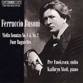 Busoni: Violin Sonatas no 1 & 2, etc / Enoksson, Stott