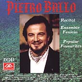Pietro Balla Sings Popular Favorites / Ensemble Fenicia