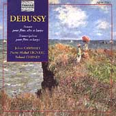 Debussy: Sonata for Flute, Viola and Harp, Transcriptions for Flute & Harp / Julian Vigneau(hp), Julian Cawdrey(fl), Roland Cheney(va)