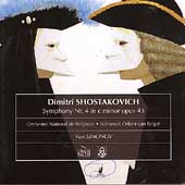 Shostakovich: Symphony no 4 / Simonov, Belgian National