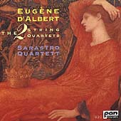 D'Albert: The 2 String Quartets / Sarastro Quartet