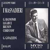 Verdi: I Masnadieri / Gavazzeni, Raimondi, Ligabue, et al