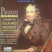 Paganini: Works for Violin and Bassoon / Accardo, Gonella