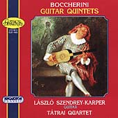 Boccherini: Guitar Quintets / Szendrey-Karper, Tatrai Qt