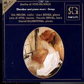 di Vito-Delvaux: Sonata for Violin, Pezzo Concertato, etc