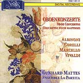 Oboenkonzerte / Gunhard Mattes, Ensemble La Partita
