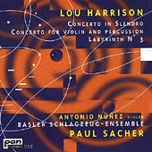 Harrison: Concerto In Slendro, Labyrinth, etc/ Sacher, et al