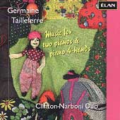 Tailleferre: Music for two pianos, etc / Clinton, Narboni