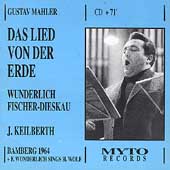 Mahler: Das Lied von der Erde / Keilberth, Wunderlich, et al