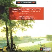 Viotti: Violin Concertos Vol 4 / Mezzena, Symphonia Perusina