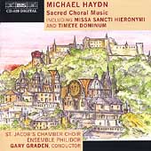 M. Haydn: Sacred Choral Music / Gary Graden, Persson, et al