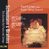 Schumann, Brahms: Piano Quintets / Komen, Rubio Quartet