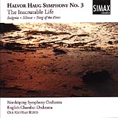 Haug: Symphony No.3 'The Inscrutable Life', etc / Ole Kristian Ruud(cond), Norrkoing Symphony Orchestra