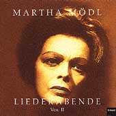 Martha Moedl - Liederabende Vol 2