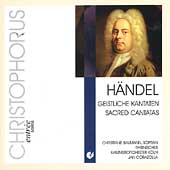 Handel: Sacred Cantatas / Baumann, Corazolla, et al