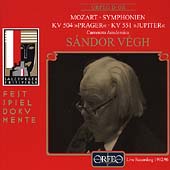 Mozart: Symphonies 38 & 41 / Vegh, Camerata Academica