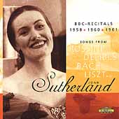 Joan Sutherland - BBC Recitals 1958-1961 / Richard Bonynge