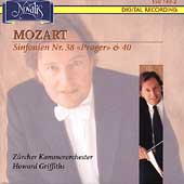 Mozart: Symphonien no 38 & 40 / Griffiths, Zurich CO