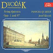 Dvorak: String Quintets Opp 1 & 97 / Kluson, Panocha Quartet