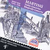 Martinu: Violin Concertos, Rhapsody / Suk, Neumann, Czech PO