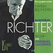 Reger: Variations;  Haydn, Beethoven / Richter, Lucewicz