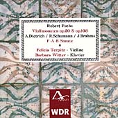 Fuchs: Violin Sonatas, etc / Felicia Terpitz, Barbara Witter