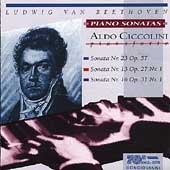 Beethoven: Piano Sonatas no 13, 16 & 23 / Aldo Ciccolini