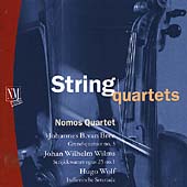 Van Bree, Wilms, Wolf: String Quartets / Nomos Quartet