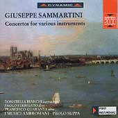 Sammartini: Concertos / Suppa, Bianchi, Ferrigato, et al