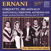 Verdi: Ernani / Mitropoulos, Cerquetti, Del Monaco, et al