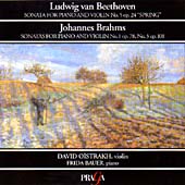 Beethoven: Spring Sonata; Brahms: Violin Sonatas 1 & 3