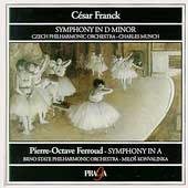 Franck: Symphony in d; Ferroud: Symphony in A / Munch, et al