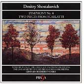 Shostakovich: Symphonie no 4, etc / Rozhdestvensky
