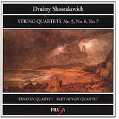Shostakovich: String Quartets 5, 6, 7 / Taneyev, Beethoven