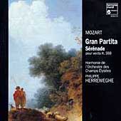 Mozart: Serenade No.10 'Gran Partita' , No.12 'Nacht Musique' / Philippe Herreweghe(cond), Champs-Elysees Wind Ensemble, etc