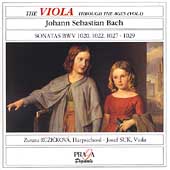 The Viola Through the Ages Vol 1 - J. S. Bach: Sonatas