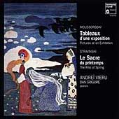 Moussorgski: Tableaux;  Stravinski: Le Sacre/ Vieru, Grigore