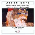 Berg, Webern: Quartets, etc / Tabery, Prazak Quartet