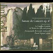 Alkan: Sonate de concert Op.47; Liszt: Elegie, Romance Oubliee, etc / Emmanuelle Bertrand(vc), Pascal Amoyel(p)