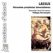 R.de Lassus: Hieremiae Prophetae Lamentationes (3/1989) / Philippe Herreweghe(cond), Ensemble Vocal Europeen