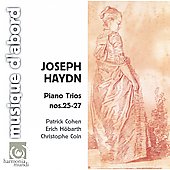 Haydn: Piano Trios No.25-27 (1/1988) / Patrick Cohen(fp), Erich Hobarth(vn), Christophe Coin(vc)