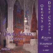 Organs of Duke Chapel / David Arcus
